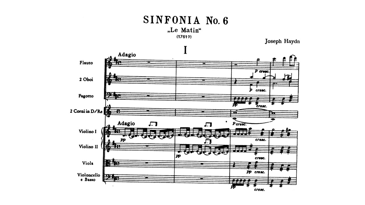 Haydn: Symphony No. 6 in D major 