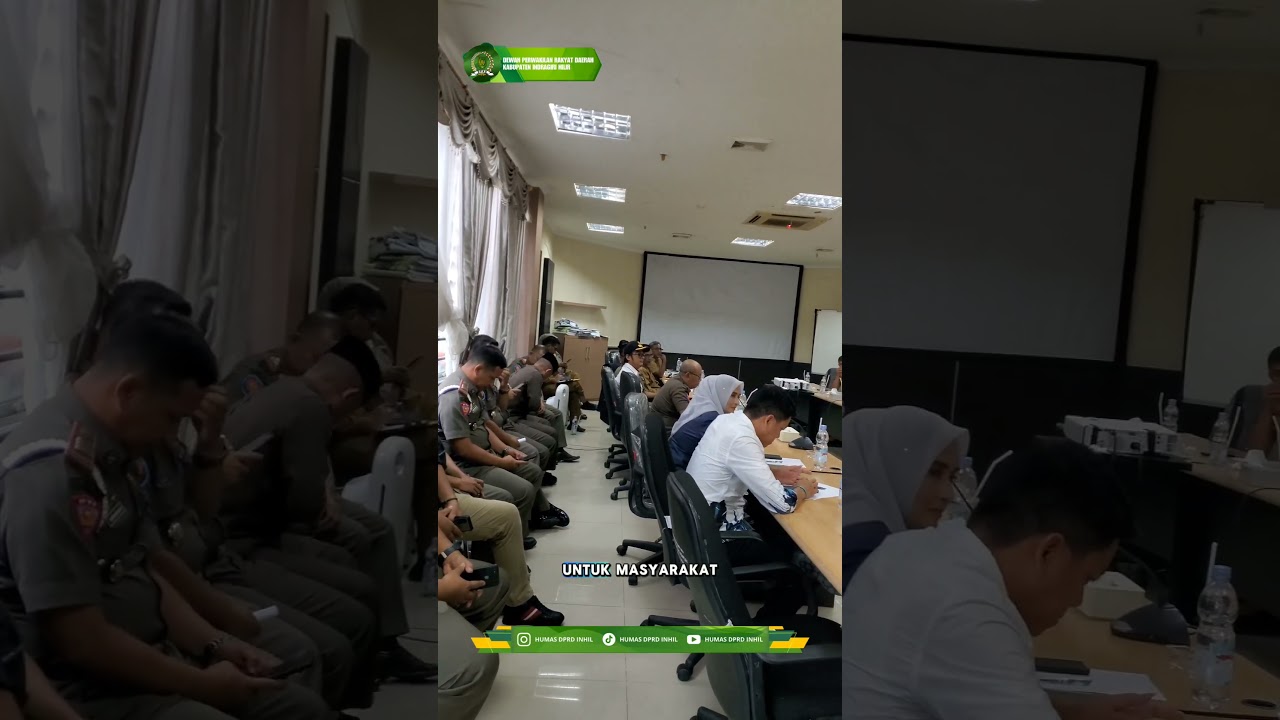 Silaturrahmi dan Rapat RDP Pimpinan dan Anggota Komisi I DPRD INHIL Bersama Mitra Kerja.