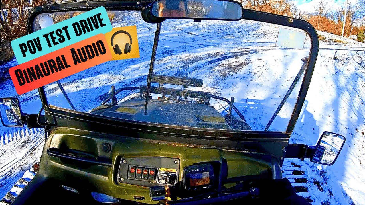 ARGO 8x8 Avenger 750 EFI POV Drive (Binaural 3D Audio)