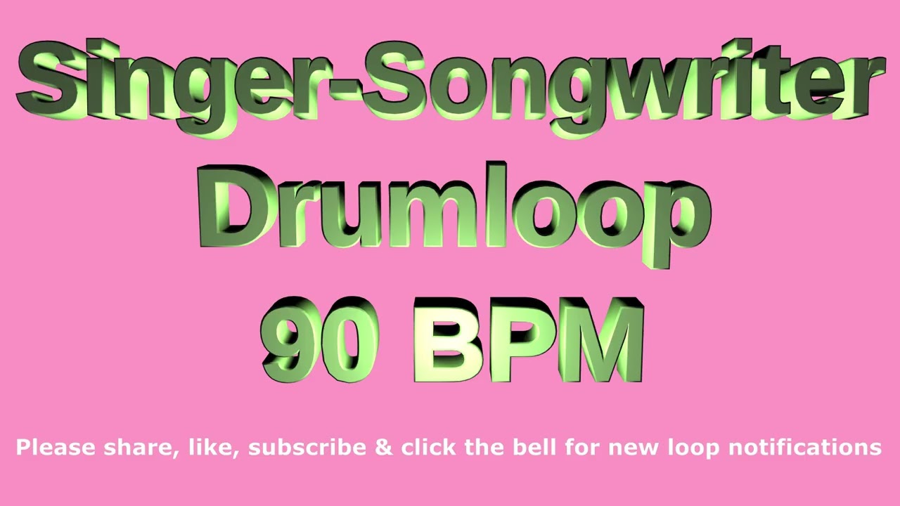 Singer-Songwriter Drum Loop 90 BPM