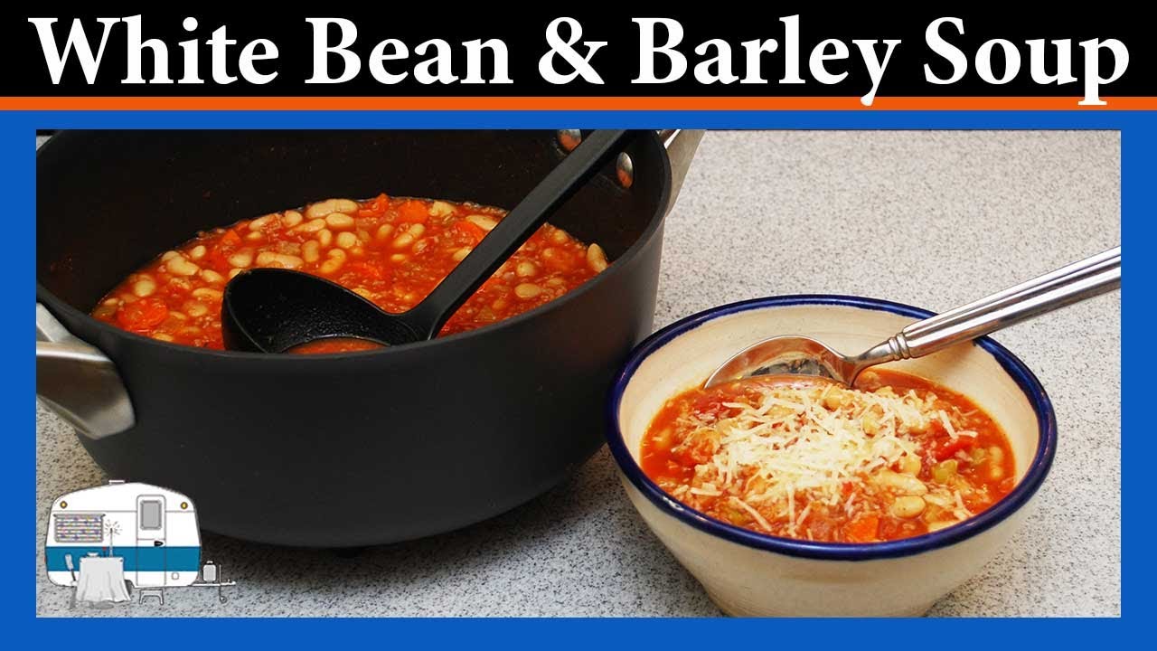 Tuscan White Bean and Barley Soup
