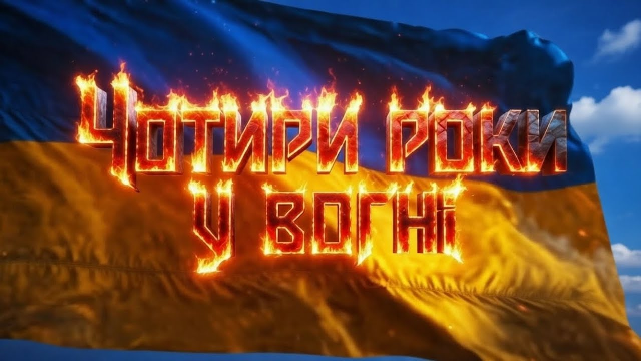 🔥 ЧОТИРИ РОКИ У ВОГНІ 🔥#УкраїнаНезламна #СилаНації #СлаваУкраїні #УкраїнськаМузика #ПатріотичнаПісня