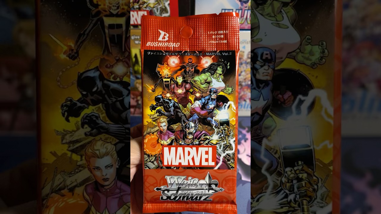 Marvel Vol. 2 weiss schwarz opening #weissschwarz #marvel #marvelcards #wolverine #thor #starlord
