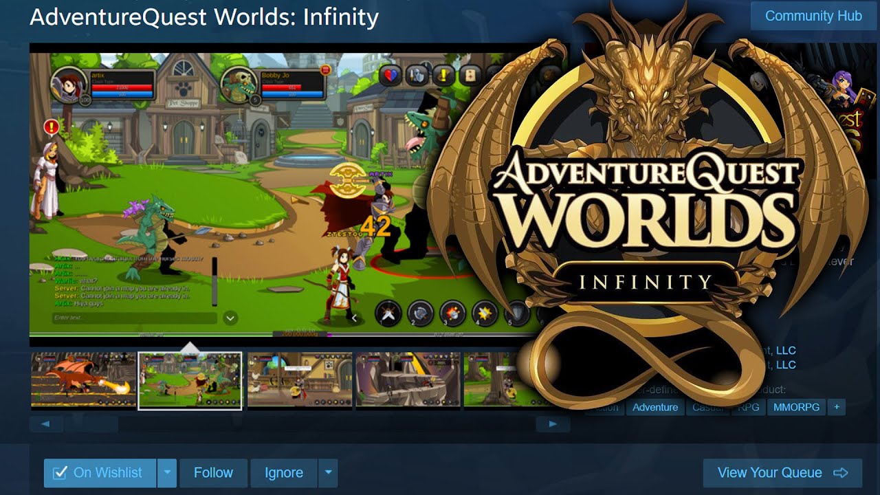 Adventure Quest Worlds Infinity?!?! AQW's New Mobile Game