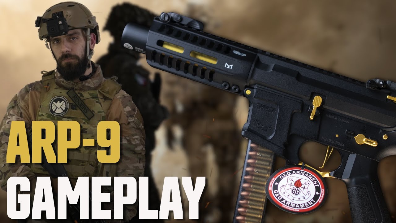 G&G ARP9 GOLD Gameplay! solo VS squad !