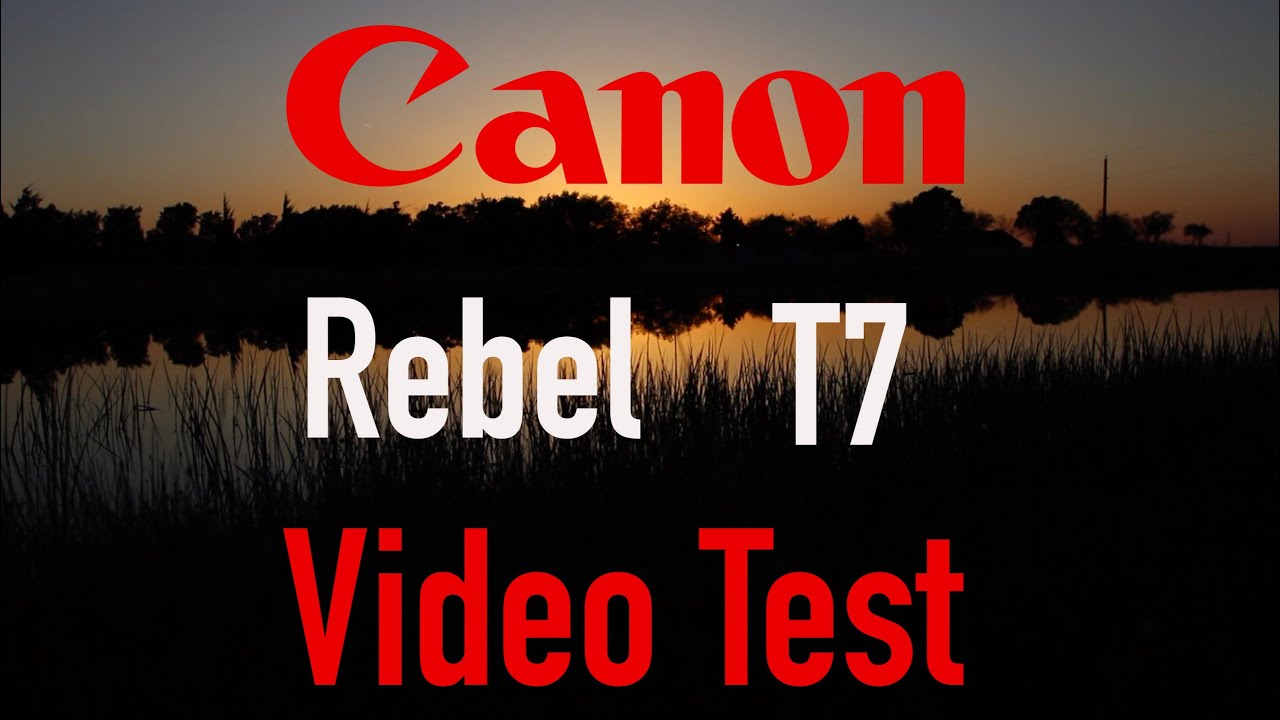 Canon T7 (1500D) Video Test