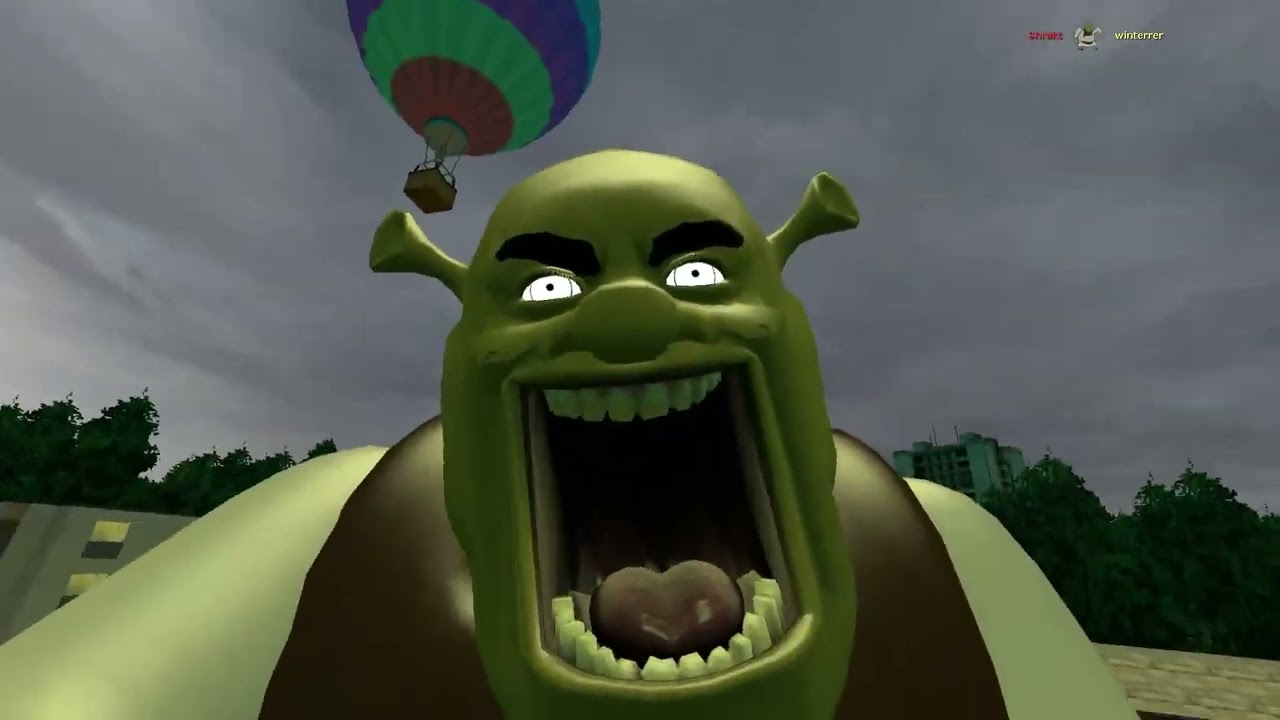 GMOD: SCARY SHREK  @ PLAYGROUND CITY
