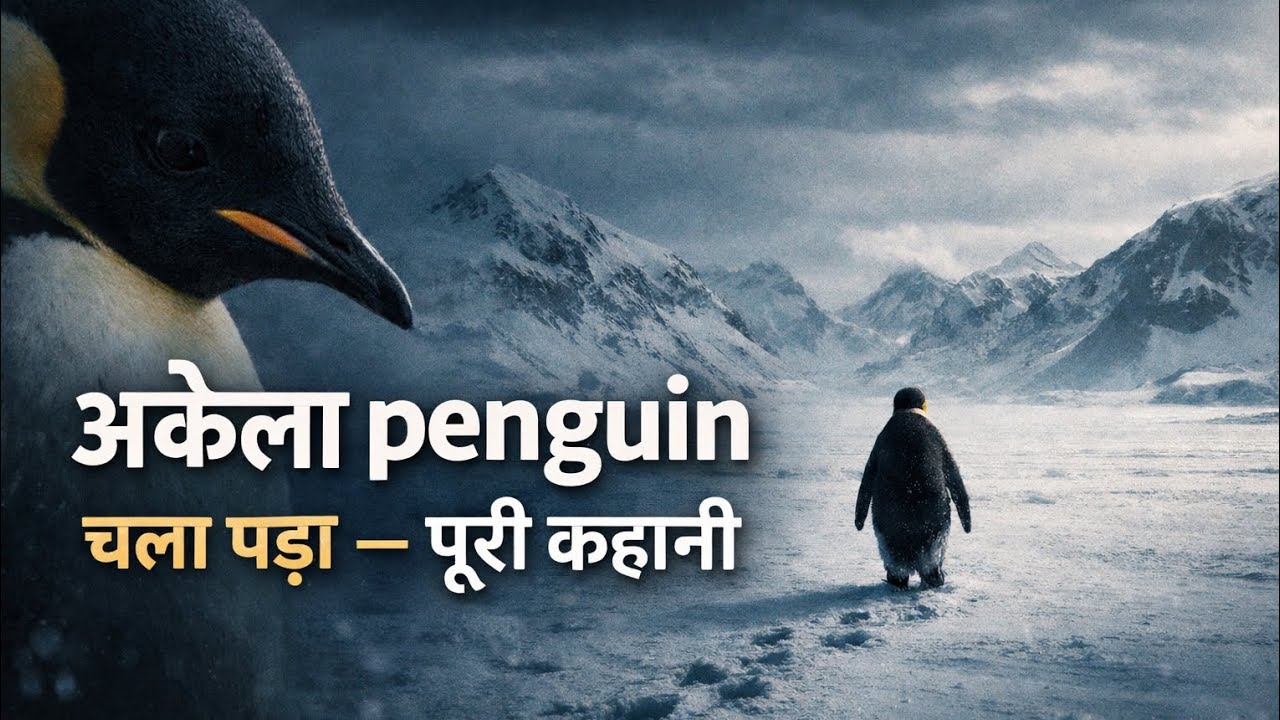  अकेला पेंगुइन क्यों चला गया? | Antarctica Penguin Story | Antarctica Mystery 