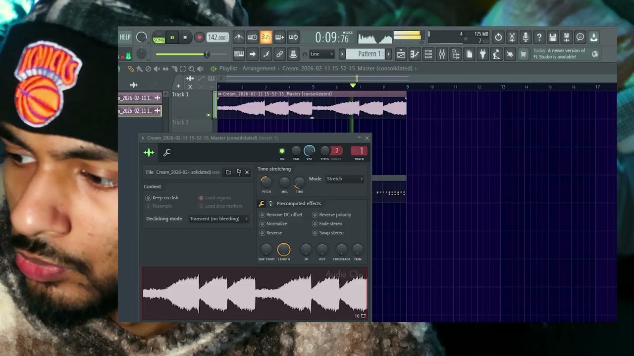 Cooking beat for like an hour or something