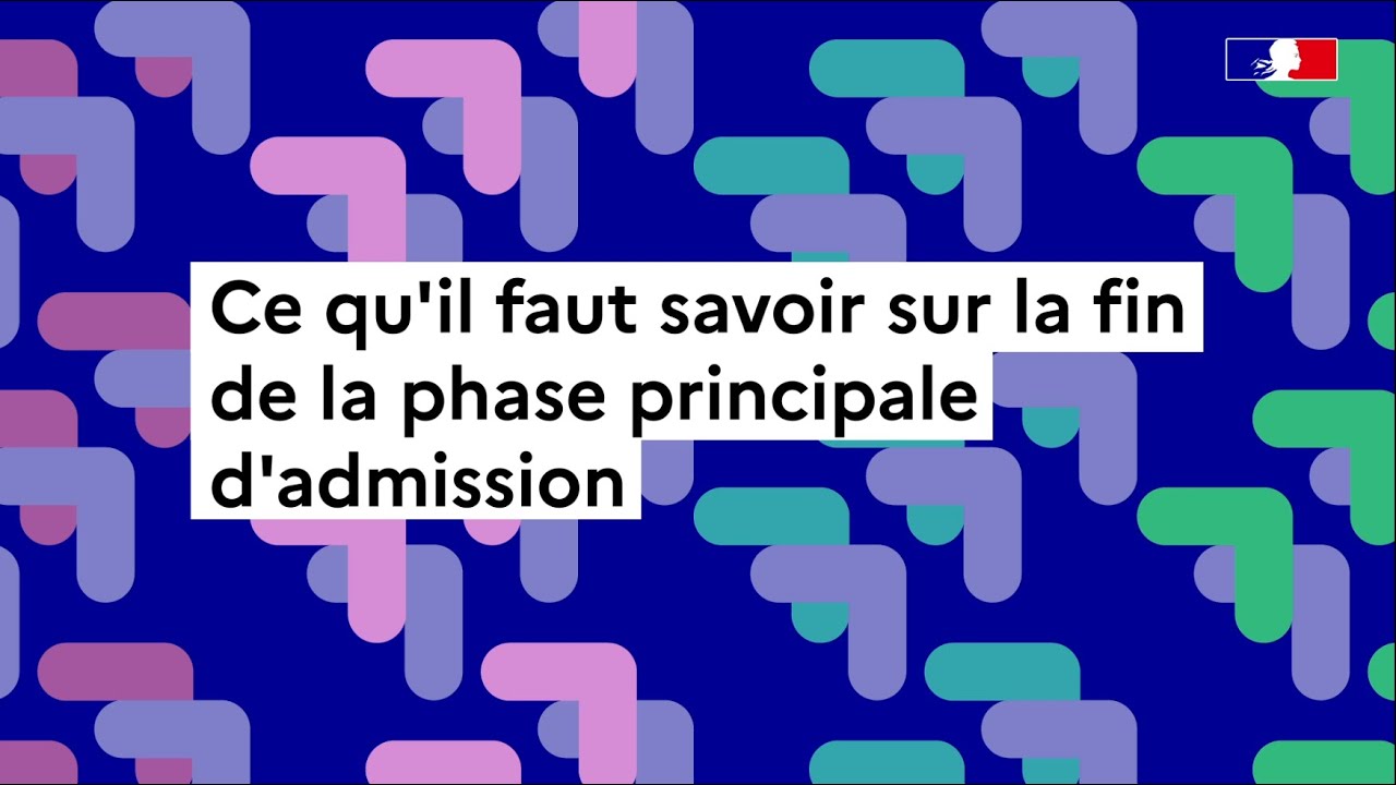 Parcoursup 2024 : Ce qu’il faut savoir sur la fin de la phase d’admission principale