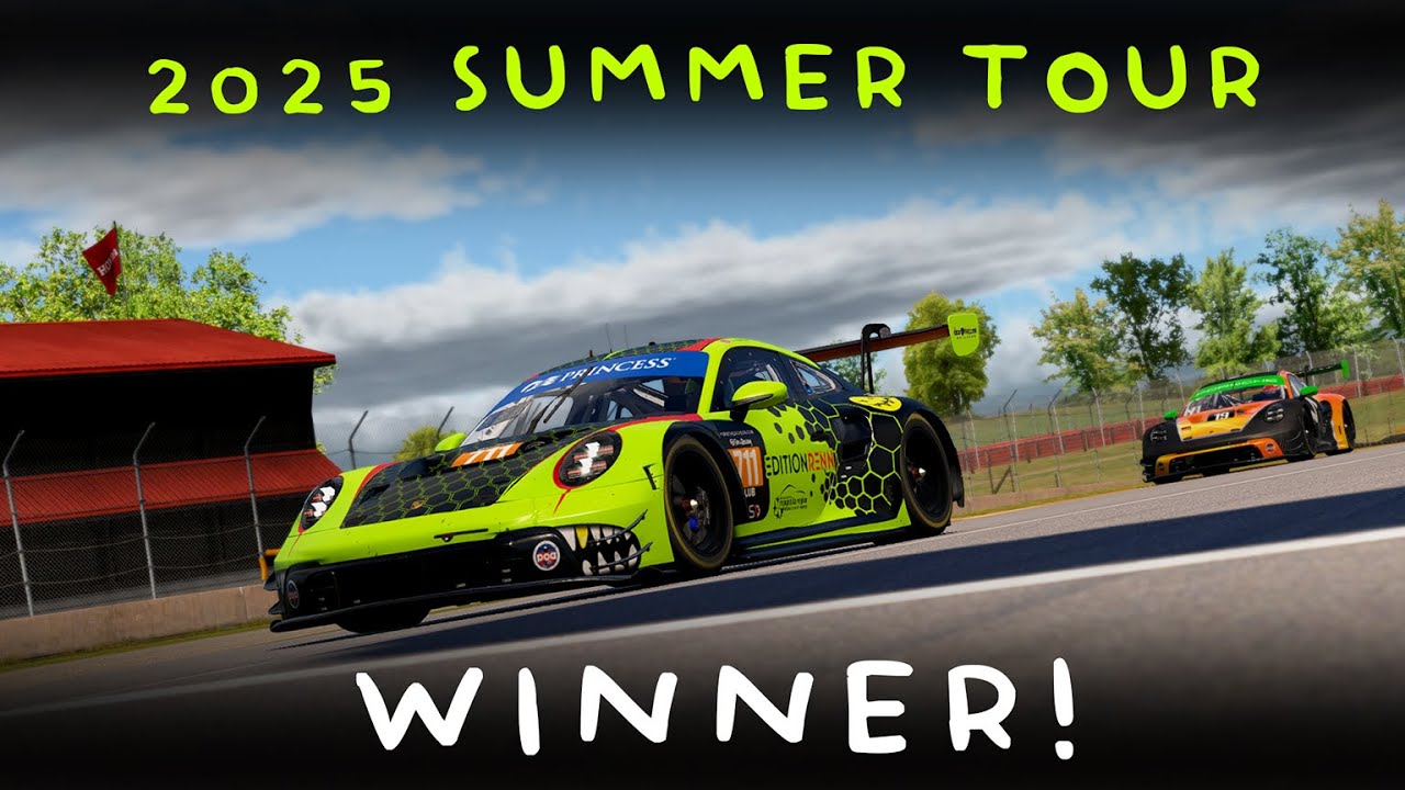 I WON THE 2025 Summer Tour - PCA Sim Racing League!