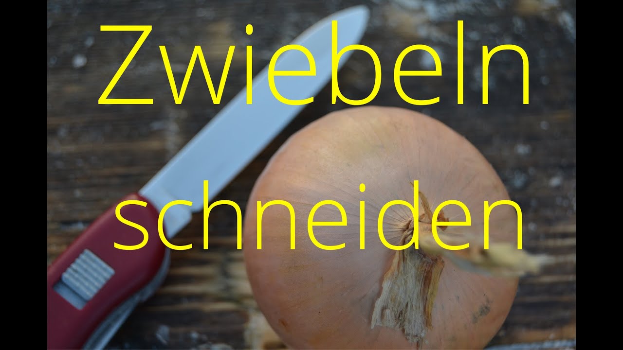 Wie schneidet man Zwiebeln (mit dem Taschenmesser)? Outdoor K&uuml;che #1 | Wanderfalke