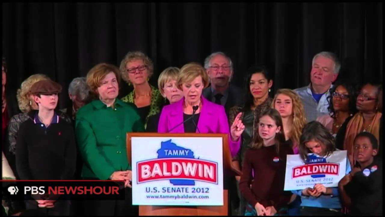 Dem. Tammy Baldwin Becomes First Openly Gay Senator Elected