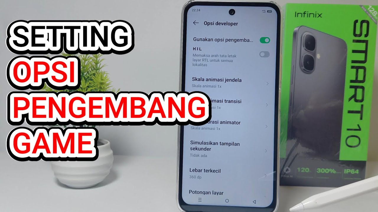 Cara Setting Opsi Pengembang Untuk Game Di Hp Infinix Smart 10