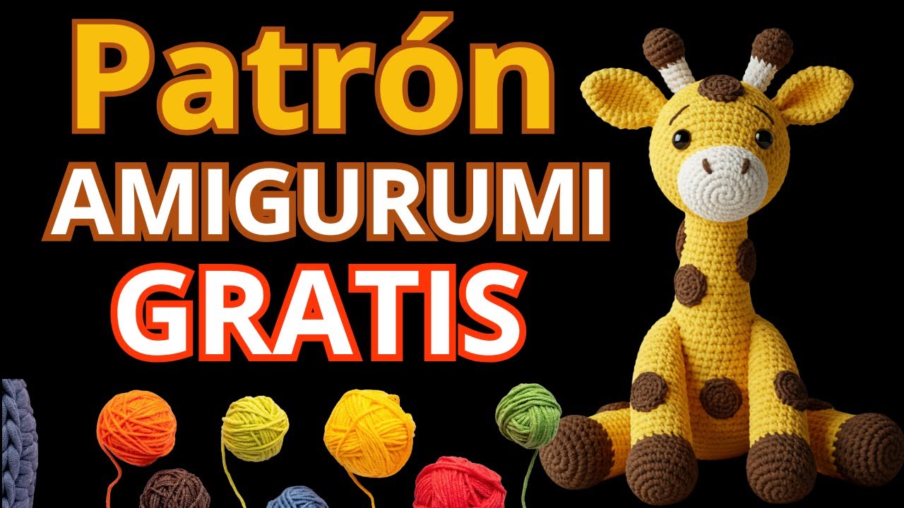 Patrón Amigurumi Gratis Jirafa Gigi