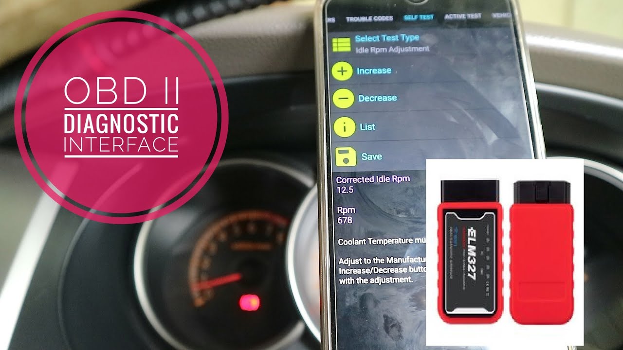 Seting Idle RPM dan Pengapian dengan ELM327 OBD II - Scan ECU dengan Car Scanner