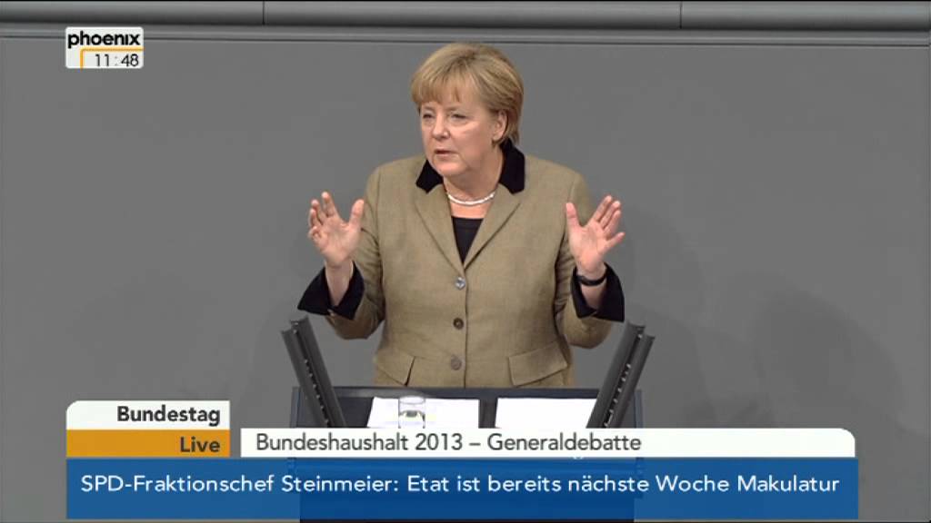 Generaldebatte im Bundestag: Merkel