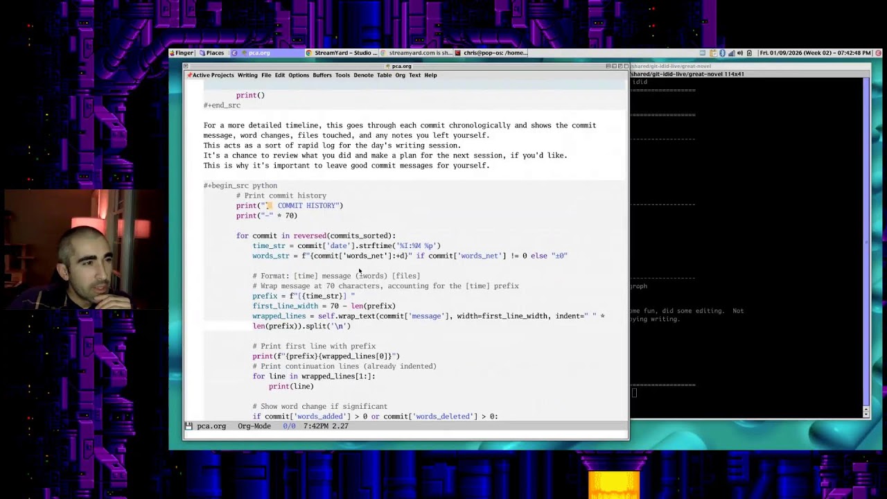 Open jive Friday night | Getting Python into Git