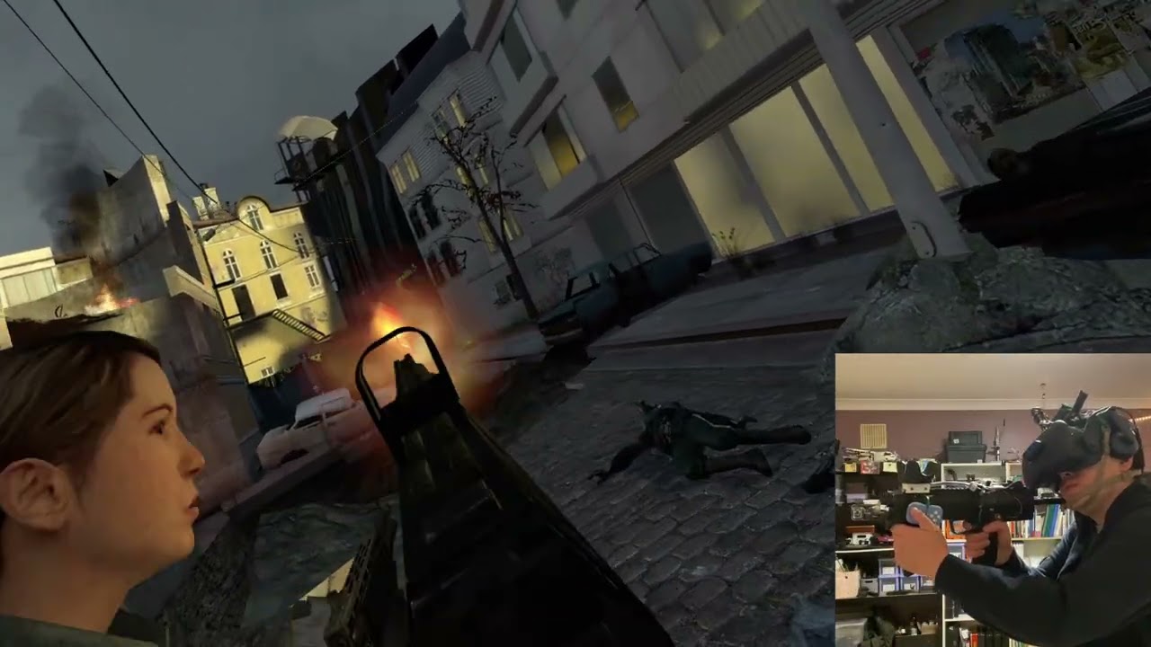Half Life 2 World First's (Probably): playing HL2VR Unleashed with the VFC MP7A1 GBBR airsoft