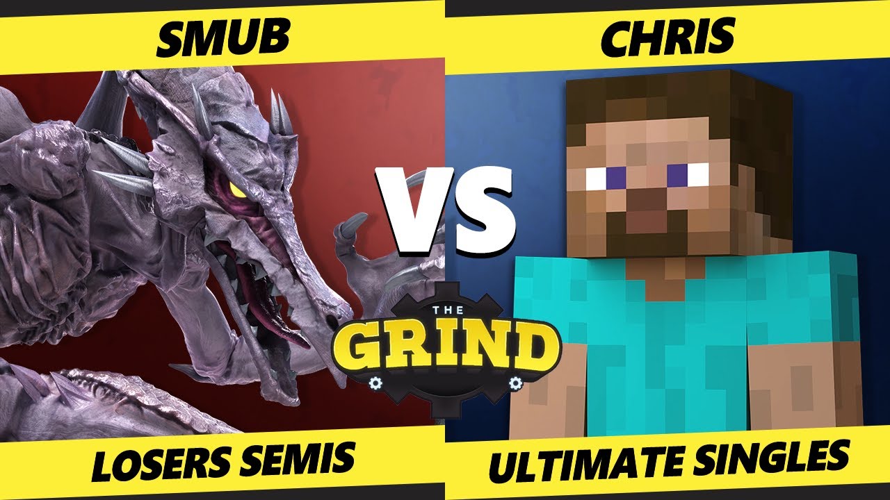 The Grind 232 Losers Semis - smub (Ridley) Vs. Chris (Steve) Smash Ultimate - SSBU