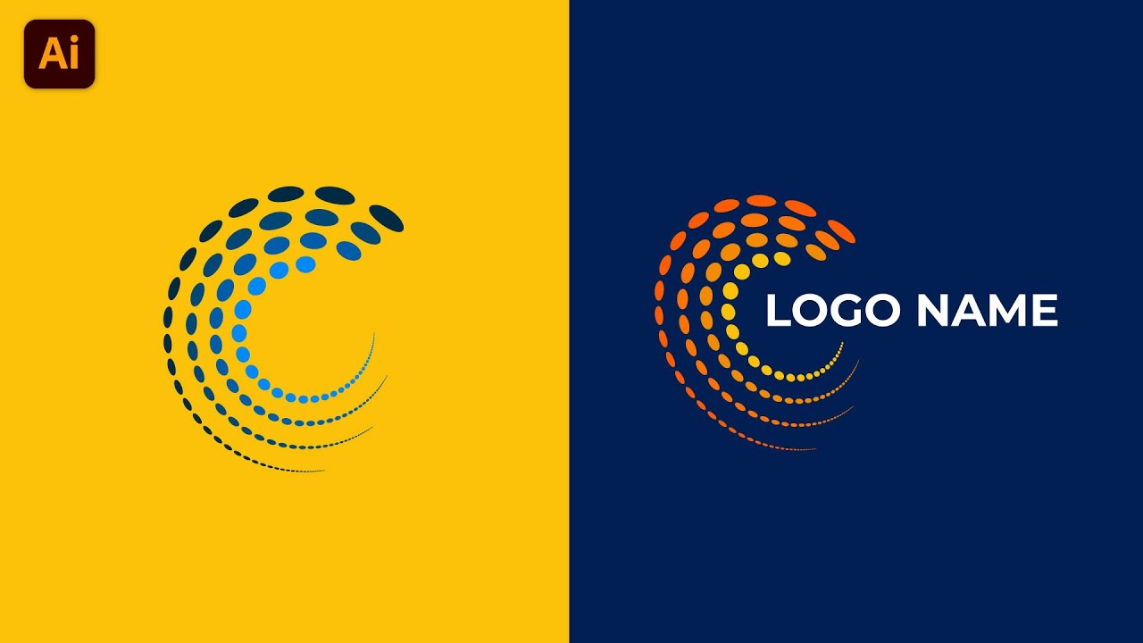 Illustrator Abstract Logo Design | Adobe Illustrator Logo Design Tutorial 2021