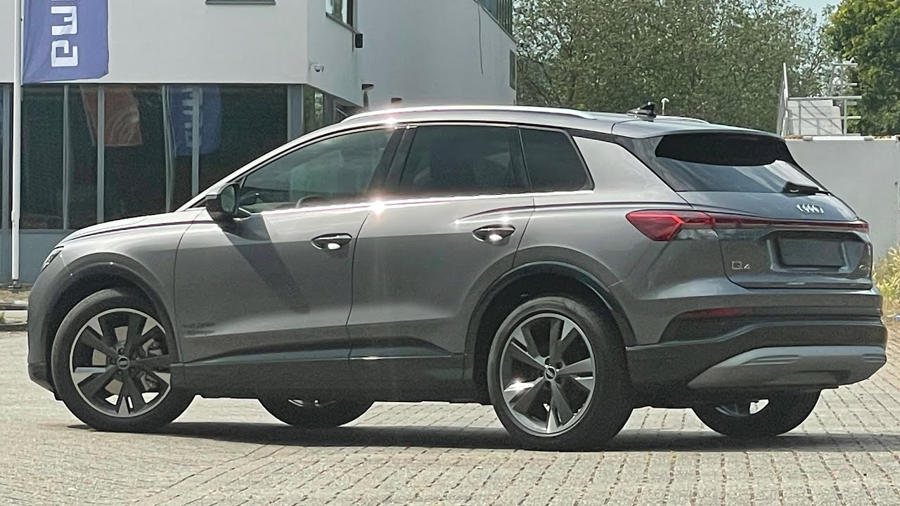 Audi NEW Q4 E-tron 2021 Typhoon Grey Metal 20 inch 5-Y Spoke walk around & Detail inside