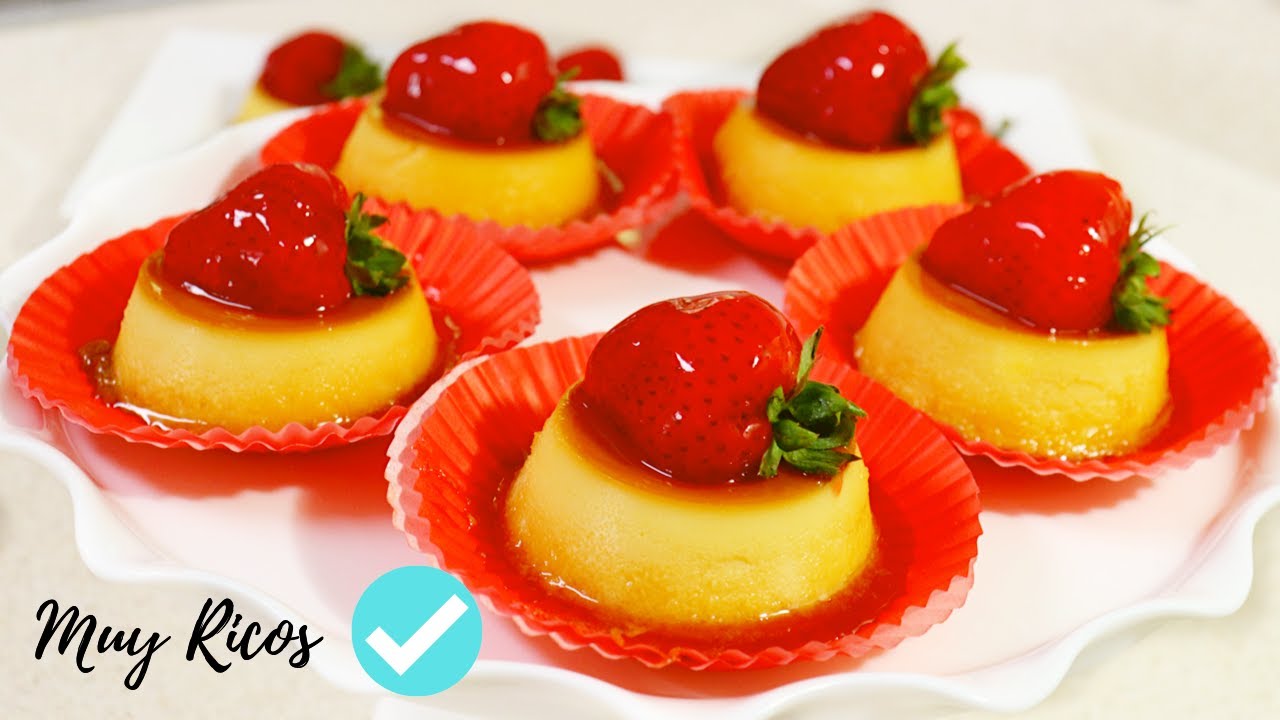 MINI FLANES DE QUESO CREMA RIQUÍSIMOS 🍮 Para tu mesa de postres!!!