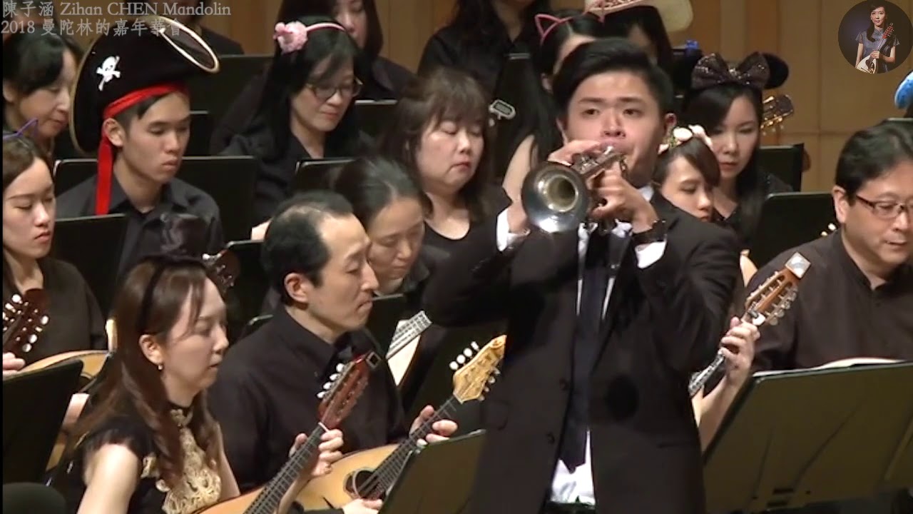 【台日合作電影主題曲🇹🇼🇯🇵】鴿子與少年(ハトと少年) 選自動畫《天空之城》久石譲（トランペット小號獨奏：羅懷聰）｜TW Mandolin Ensemble 小穴雄一指揮