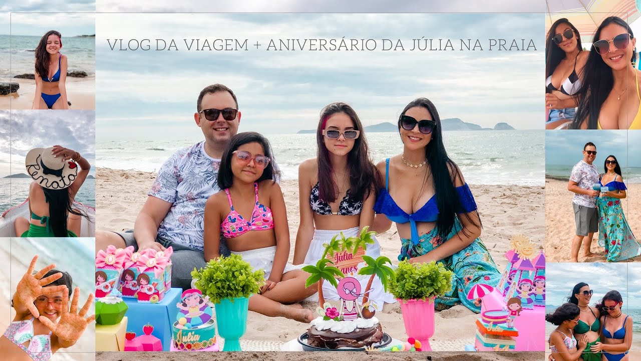 VLOG DA VIAGEM + FESTA TEMA PRAIA GASTANDO POUCO