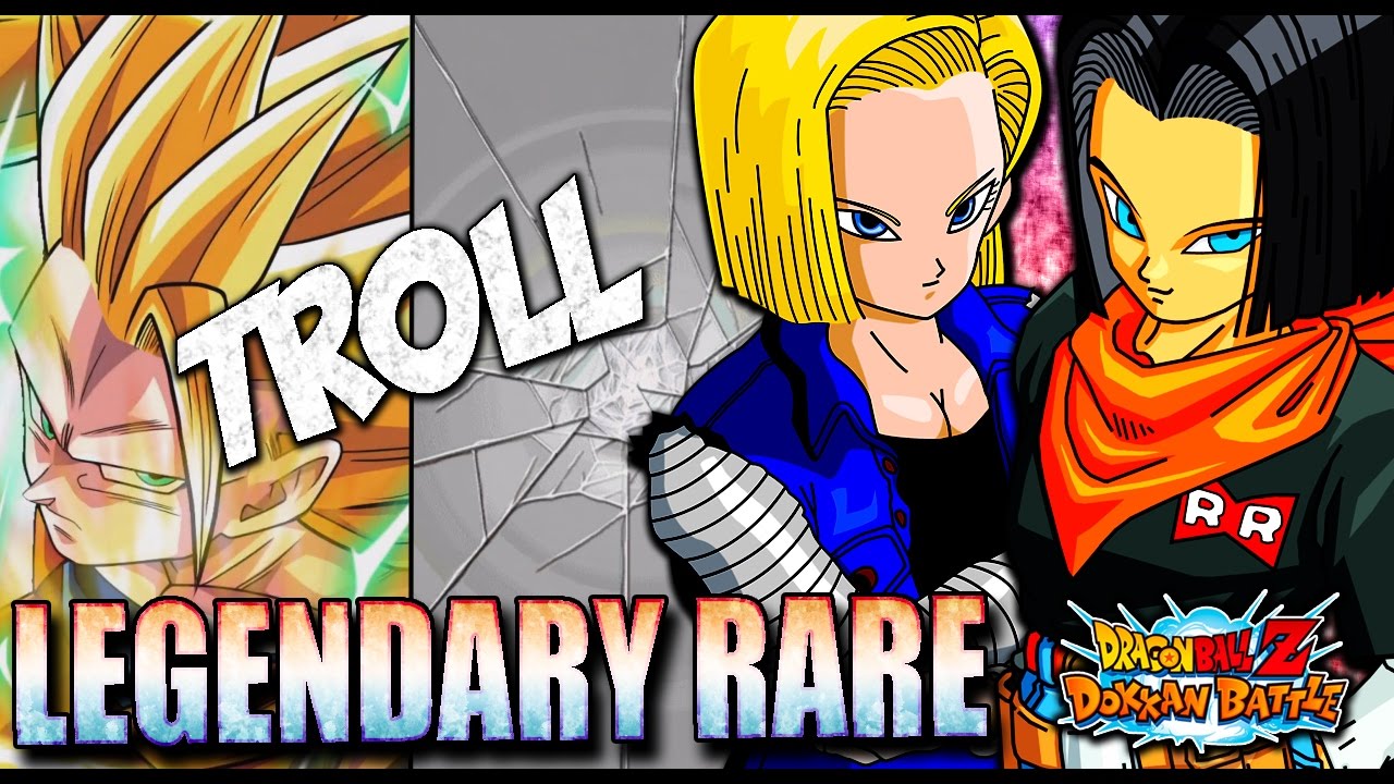 LR ANDROIDS BYE GUYS 1ST SUMMON AGAIN? + SSJ3 ANIMATION TROLL | DOKKAN BATTLE | FUNNY EDIT | JPN |