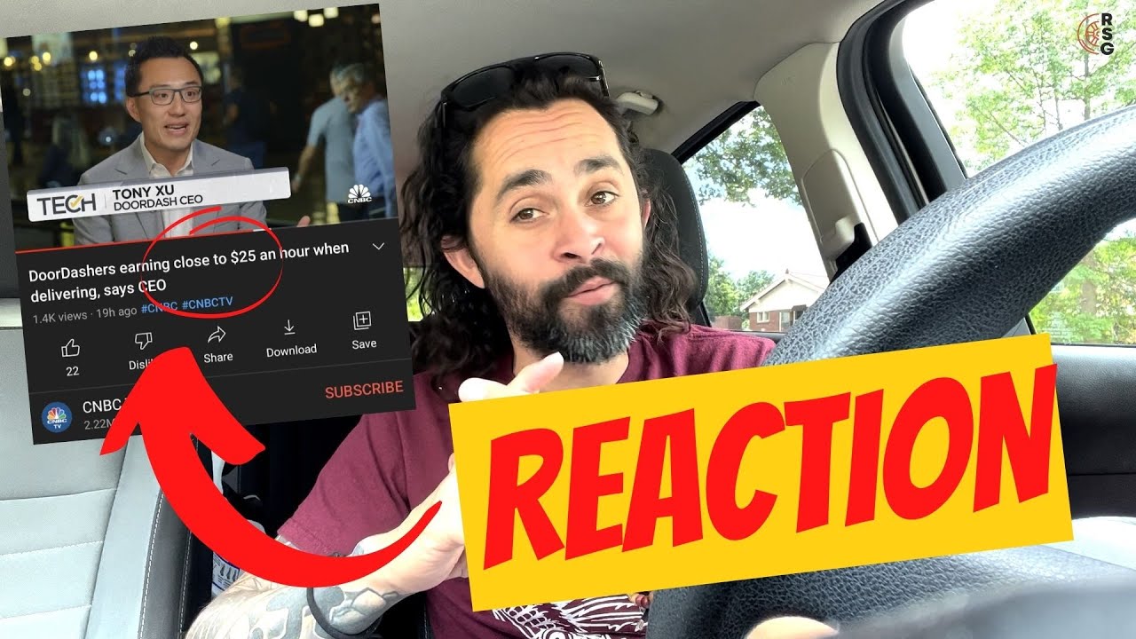 REACTION To Tony Xu Interview Saying DOORDASH Drivers Are Earning Close To $25 An Hour?!