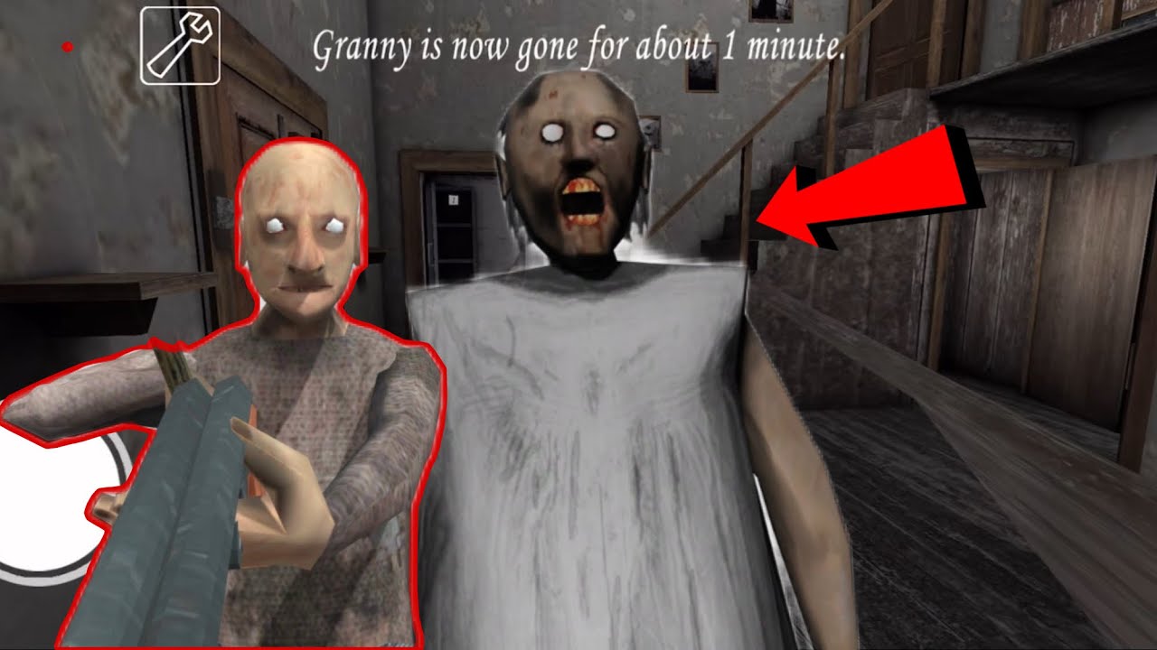 Granny car escape in hard mode #granny #gaming #gamer 
