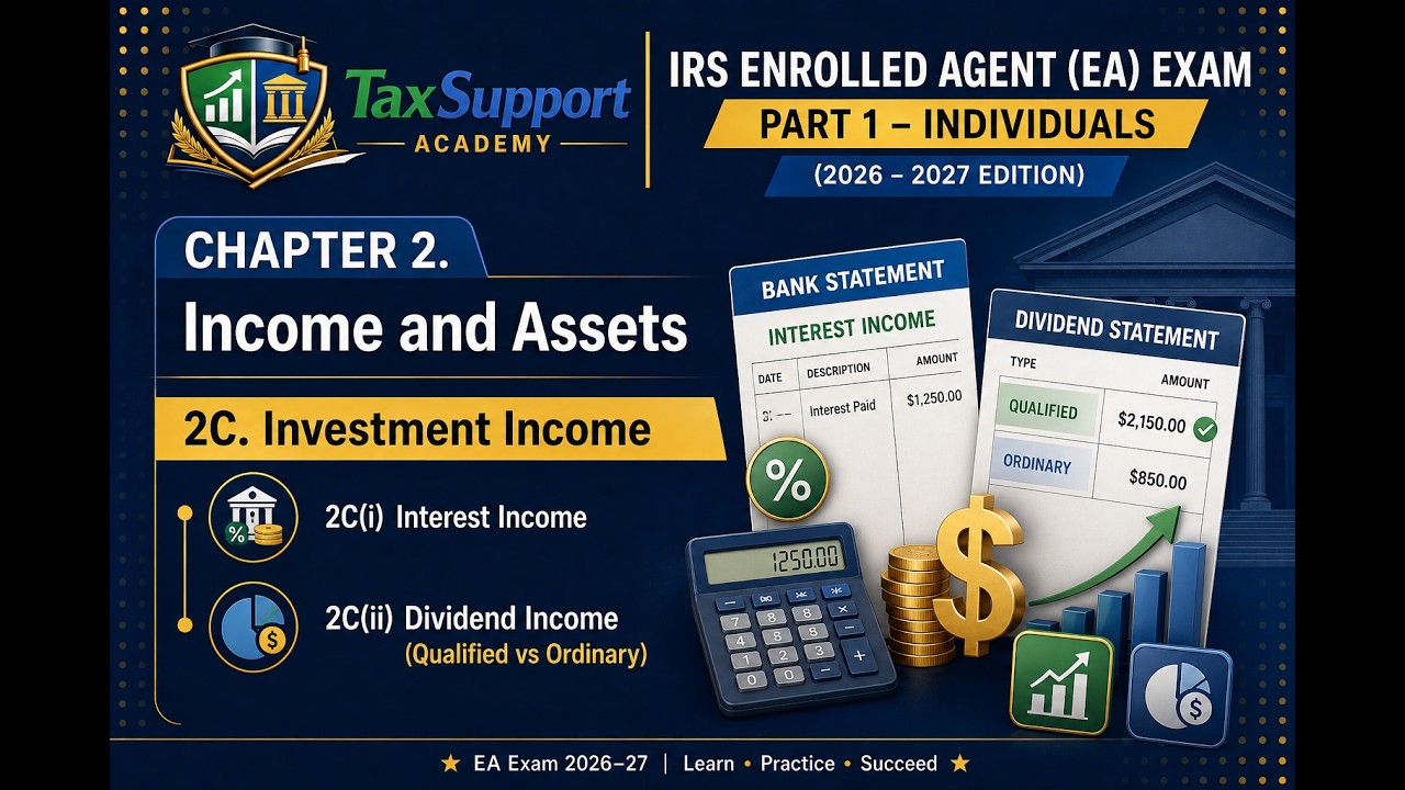 9/35 IRS Enrolled Agent (EA) Part 1 &ndash;Exam Preparation 2026&ndash;27 | Individuals | TaxSupport Academy