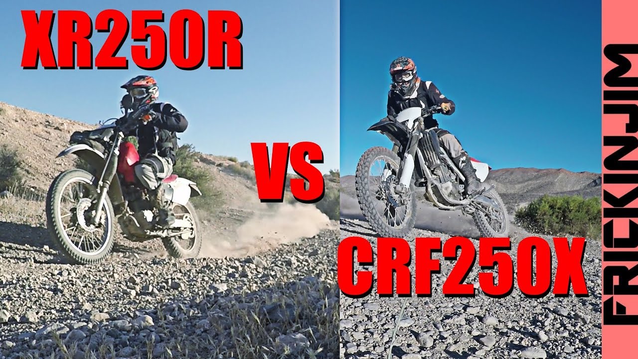 CRF250X против XR250R RACE — противостояние лицом к лицу!