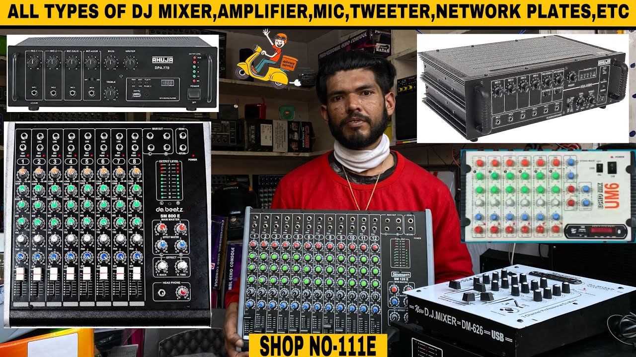 All Types Of Mixer Amplifier Dj tower Dj accessories 🔥 @RoyalAudio