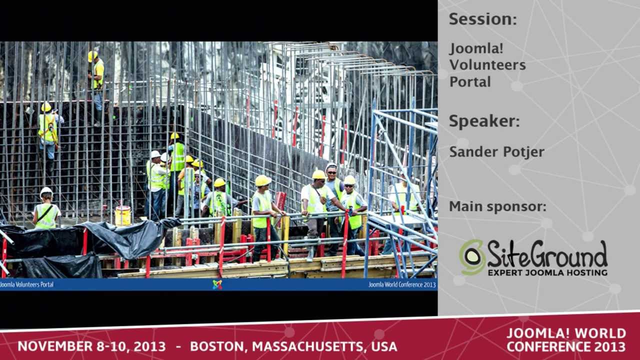 Joomla! World Conference 2013 - Sunday Morning Keynote