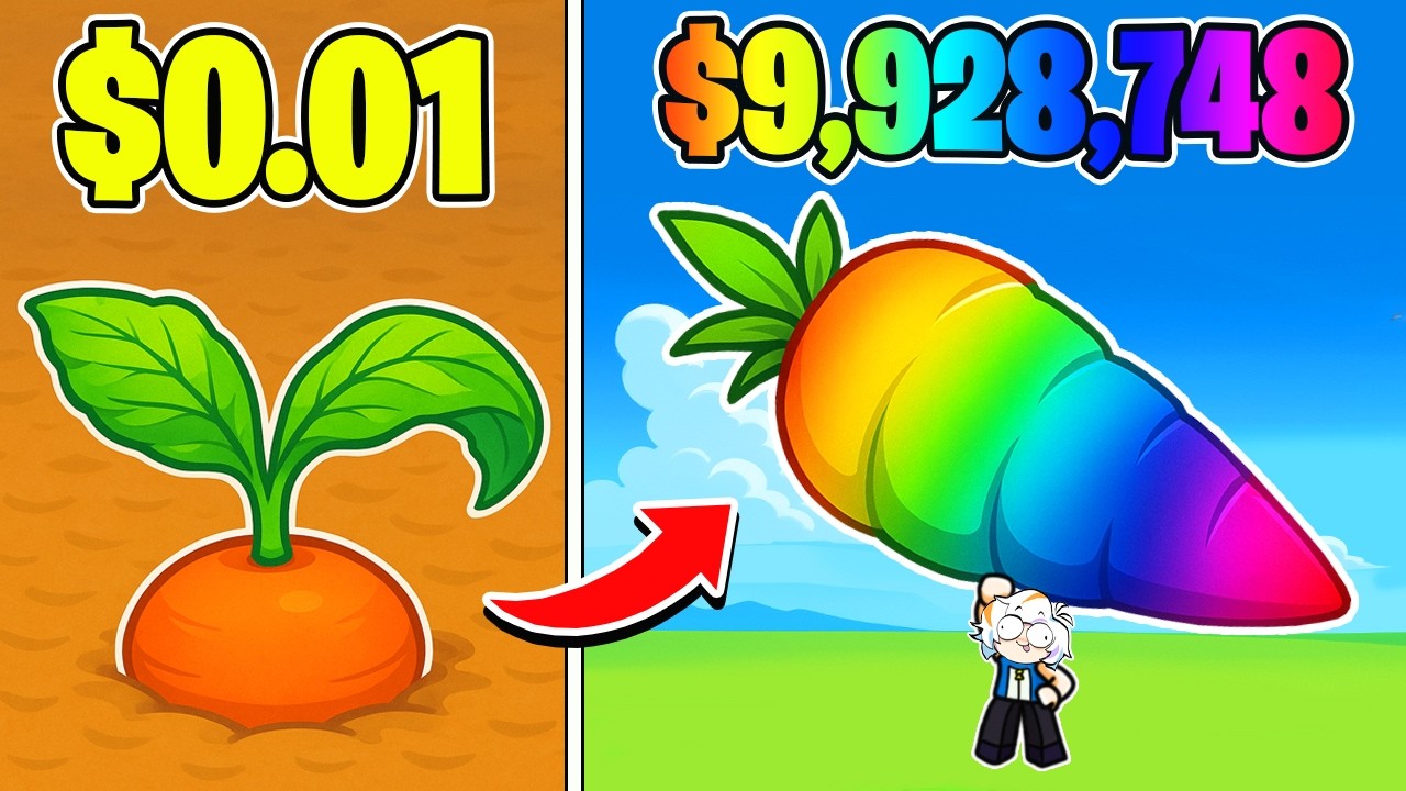 CONSEGUI LA PLANTA MAS CARA COMPLETO (GROW A GARDEN ROBLOX)