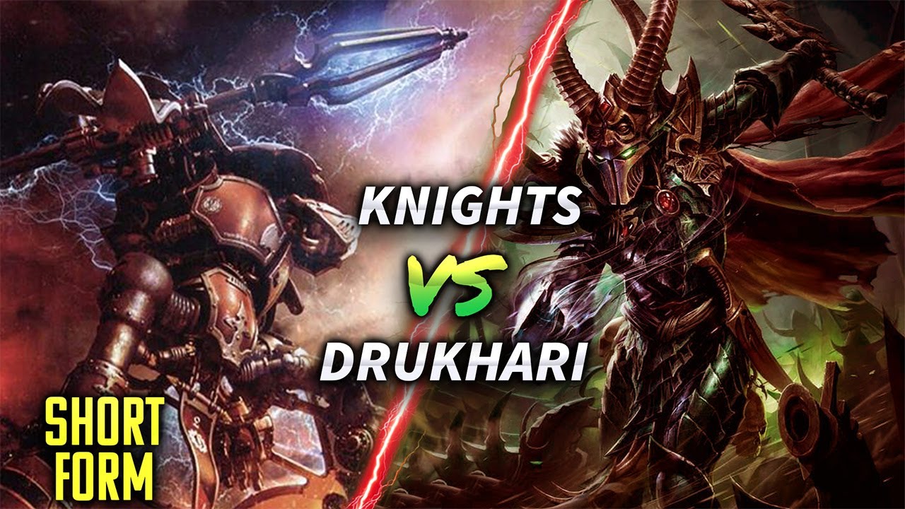 Друкхари против Имперских рыцарей RBF65 #warhammer40k #battlereport