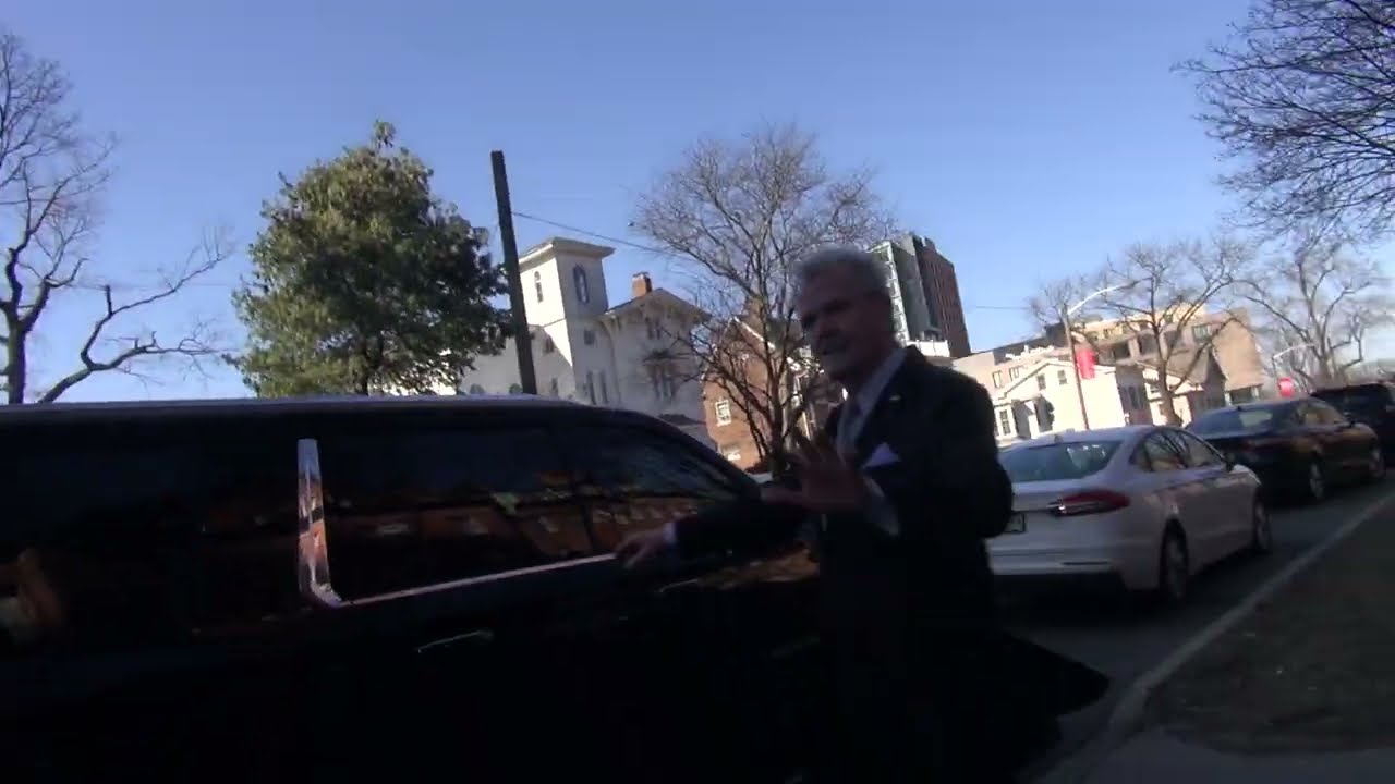 Gov. Murphy Walks Past Climate Protesters in New Brunswick - 2/15/2023