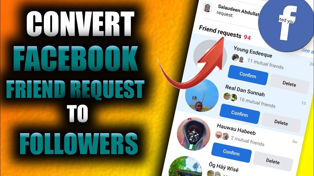 How To Convert Facebook Friend Request To Followers || #facebookfollowerssettings