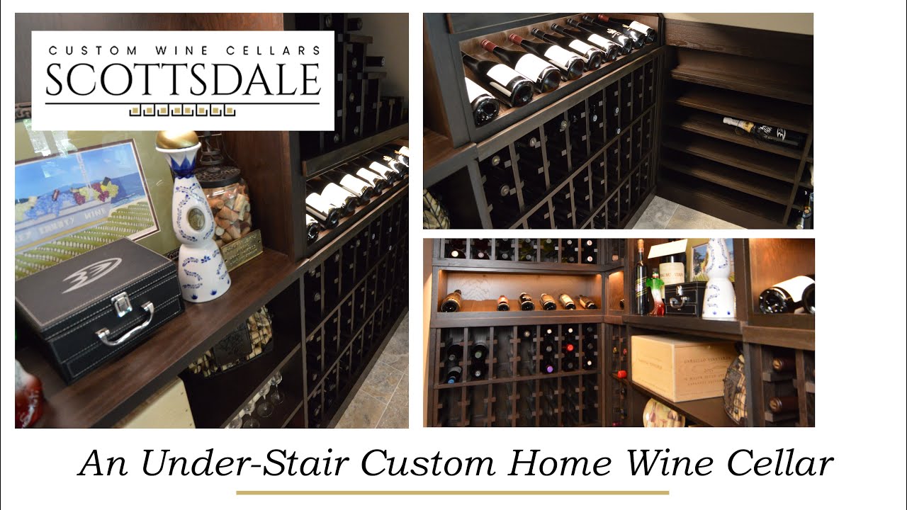Building Incredible Under Stair Wine Cellars in Phoenix Homes