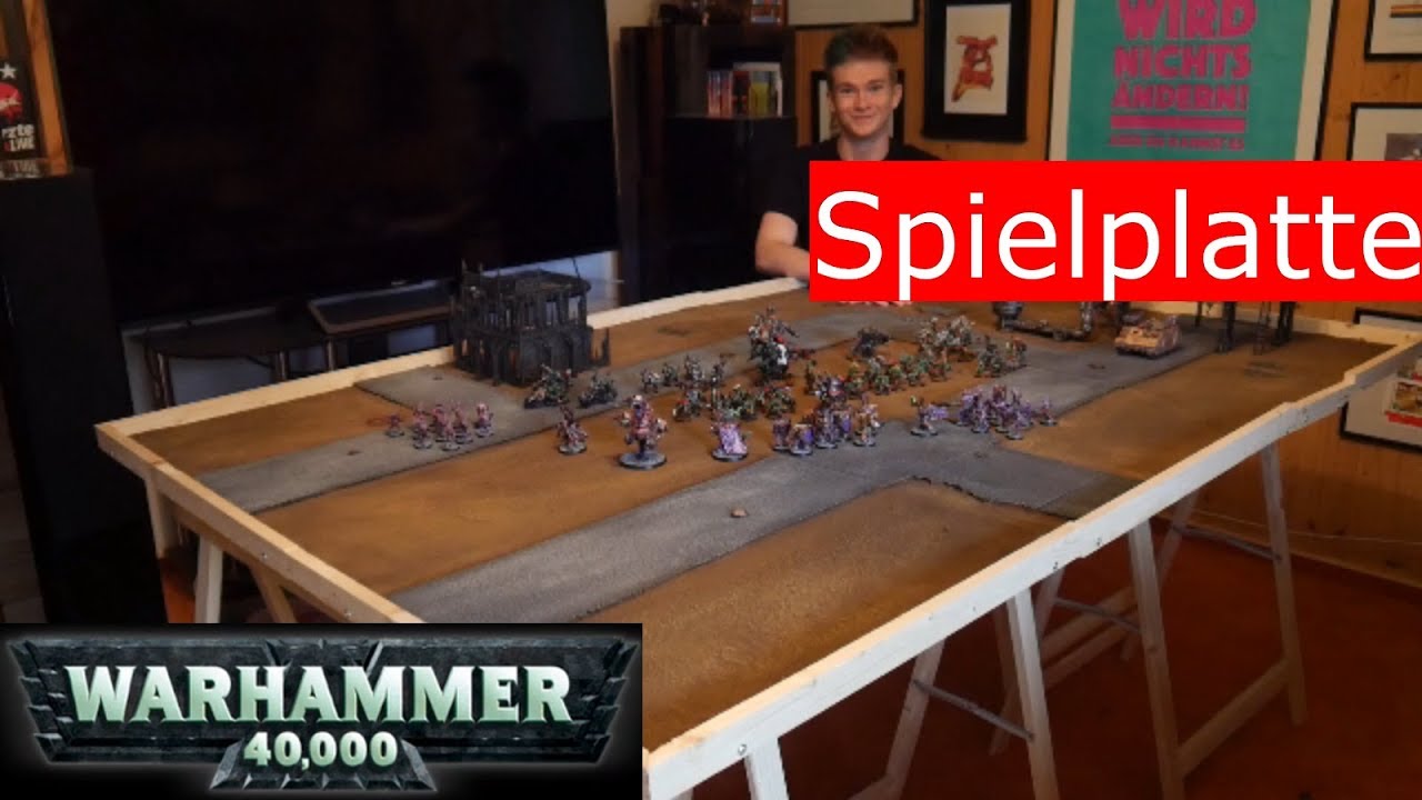 So baut ihr euch die ultimative Warhammer 40000 Spielplatte!