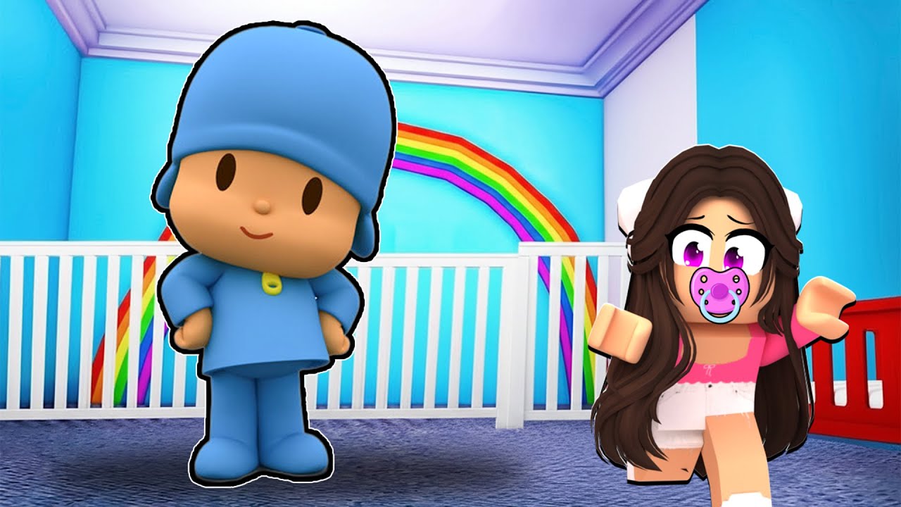 Roblox'ta POCOYO'NUN ANAOKULUNDAN KAÇIYORUM !!