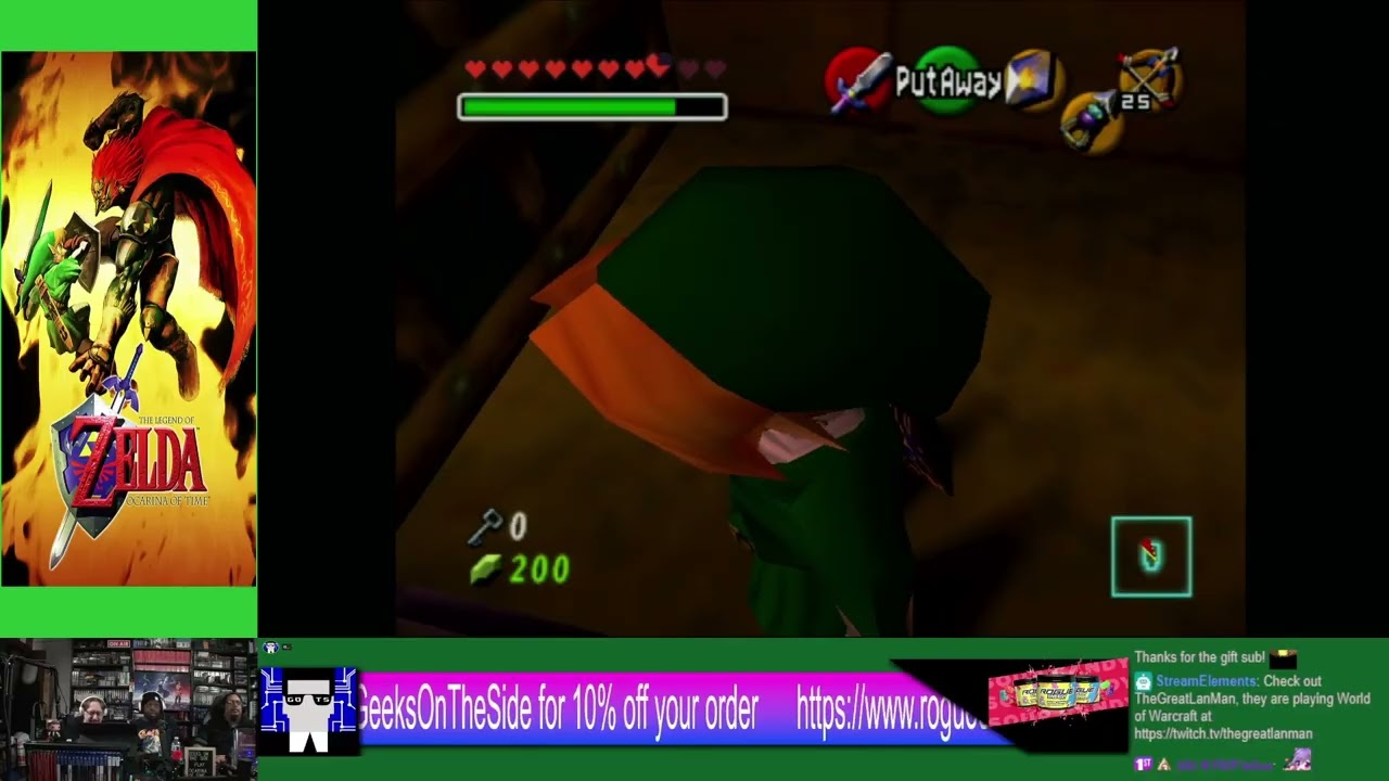 Geeks On The Side Play: The Legend of Zelda: Ocarina of Time / Master Quest Part 6