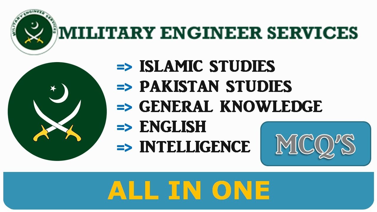 MOST IMPORTANT MCQs FOR MES TEST 2020 | COMPLETE COURSE FOR TEST PREPARATION | ALL IN ONE