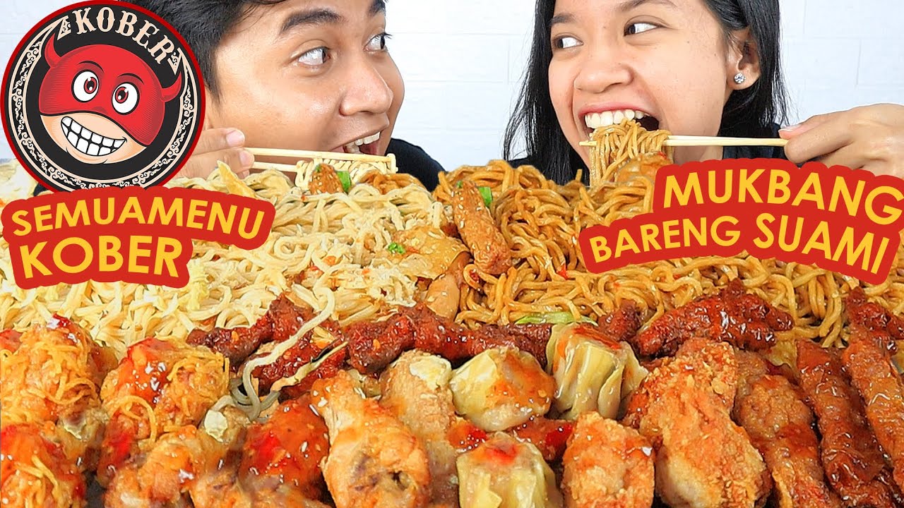 MUKBANG PERTAMA BARENG SUAMI MAKAN SEMUA MENU PEDAS KOBER LEVEL TERPEDAS