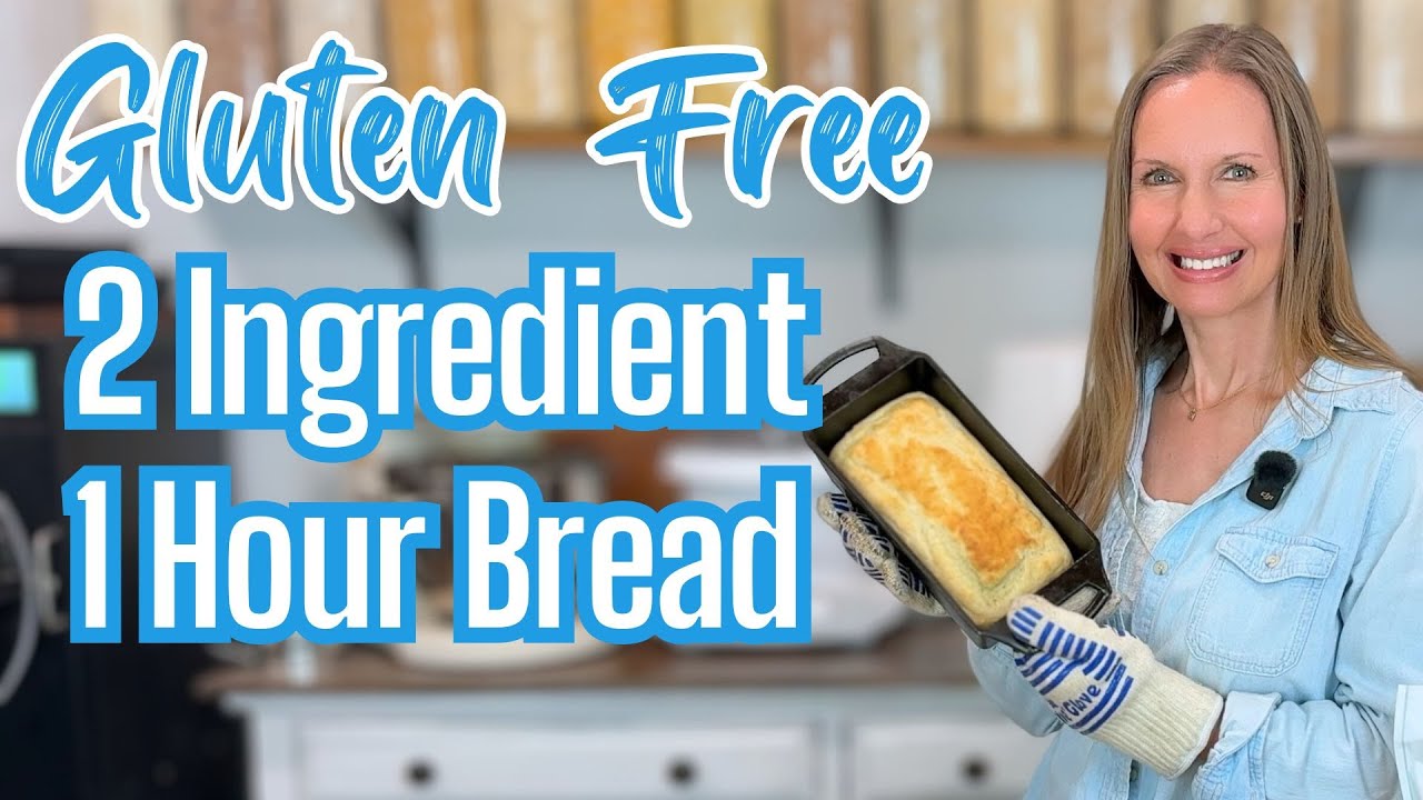 2-Ingredient Gluten-Free Bread in 1 Hour