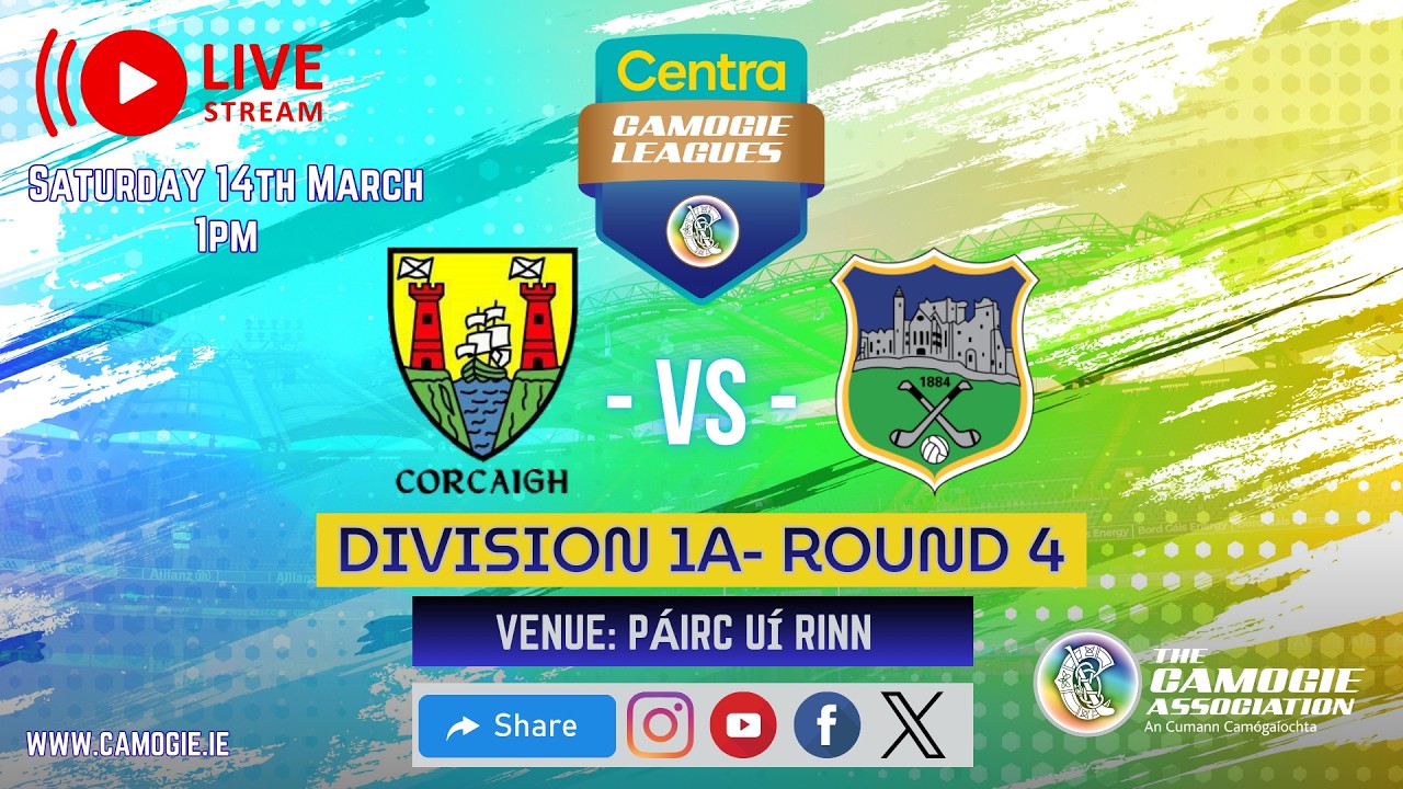 Watch | Centra Camogie Leagues Division 1A – Cork v Tipperary