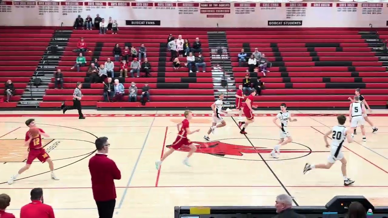 2/12/26 1st Quarter Marion Freshman vs Western Dubuque 20-12 Down