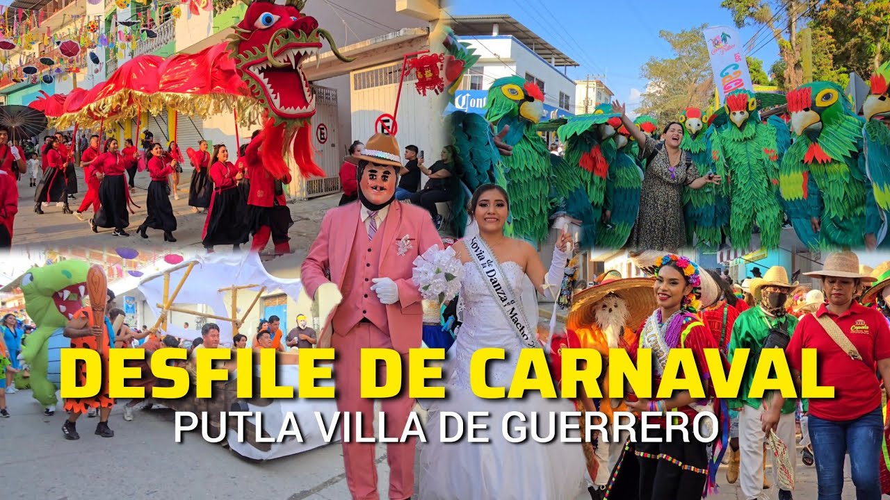 INCREIBLE DESFILE DEL CARNVAL EN PUTLA OAXACA.